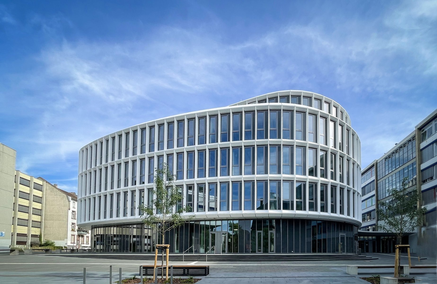 Campus der Frankfurt University of Applied Sciences Gebäude 10 auf dem Campus der Frankfurt University of Applied Sciences